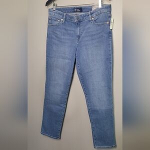 GAP Classic Straight Leg Jeans Mid Rise Stretch NWT 14/32